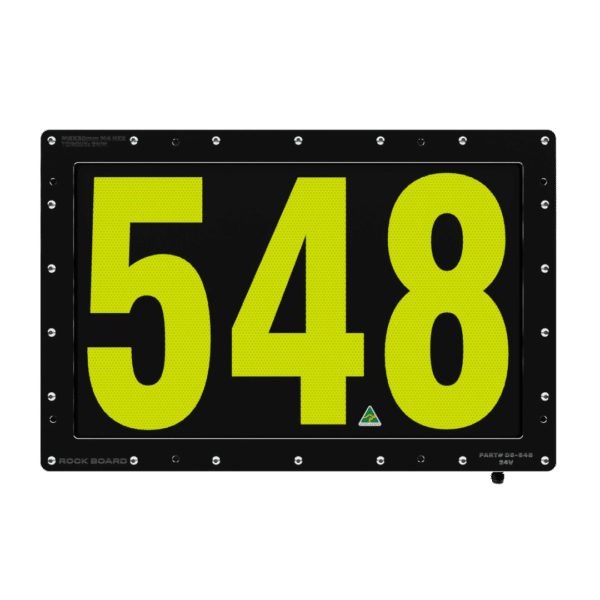 Rock Board DS-548 Custom LED ID Sign Front Facing