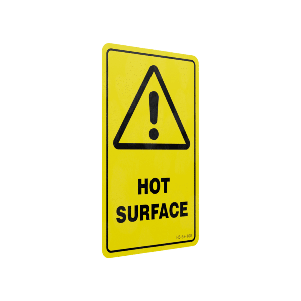 XCELR8® Warning Hot Surface Safety Sticker