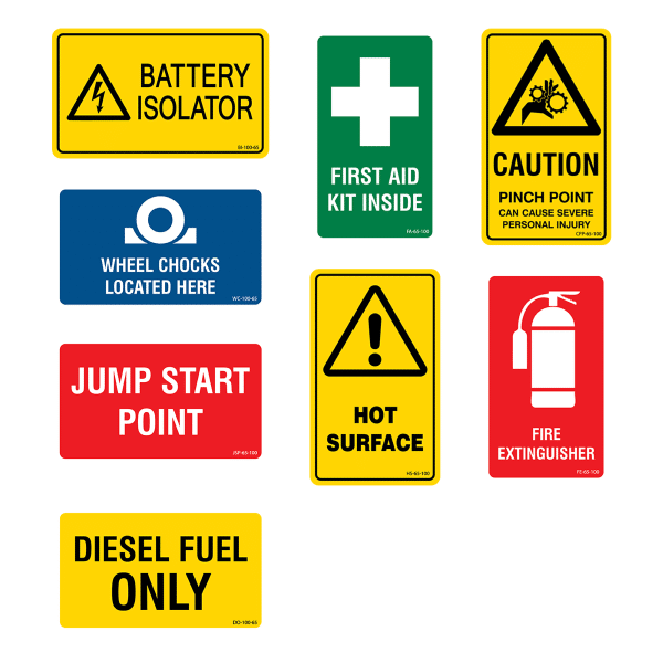 XCELR8® Vehicle Safety Sticker Kit